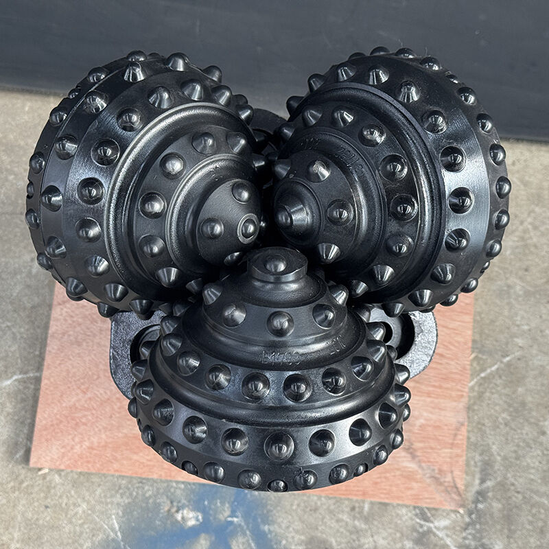 244mm IADC737 Carbide de tungstênio inserir Tricone broca para exploração eficiente de petróleo e gás